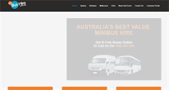 Desktop Screenshot of minibushire.com.au